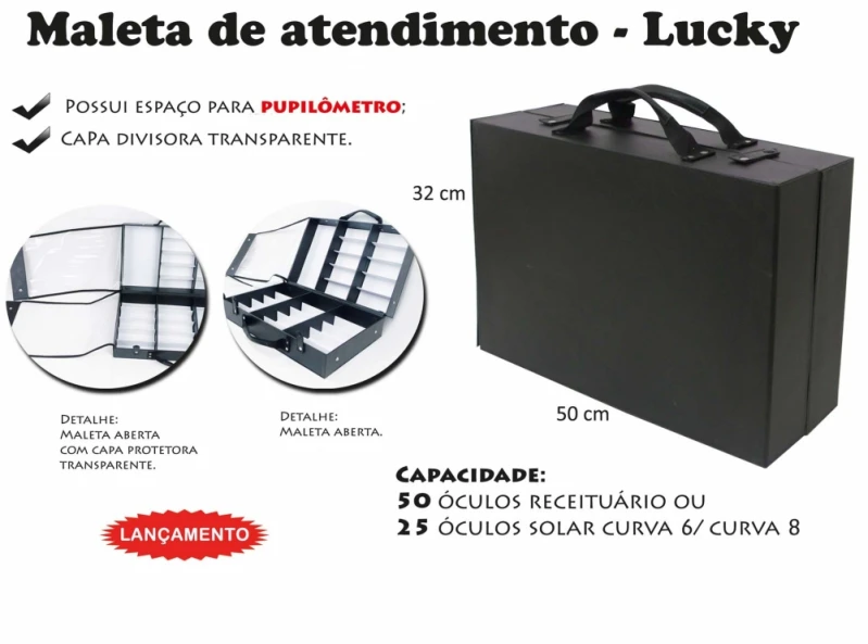 maleta para óculos